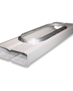 Connection piece air duct A-side on NW 600/200